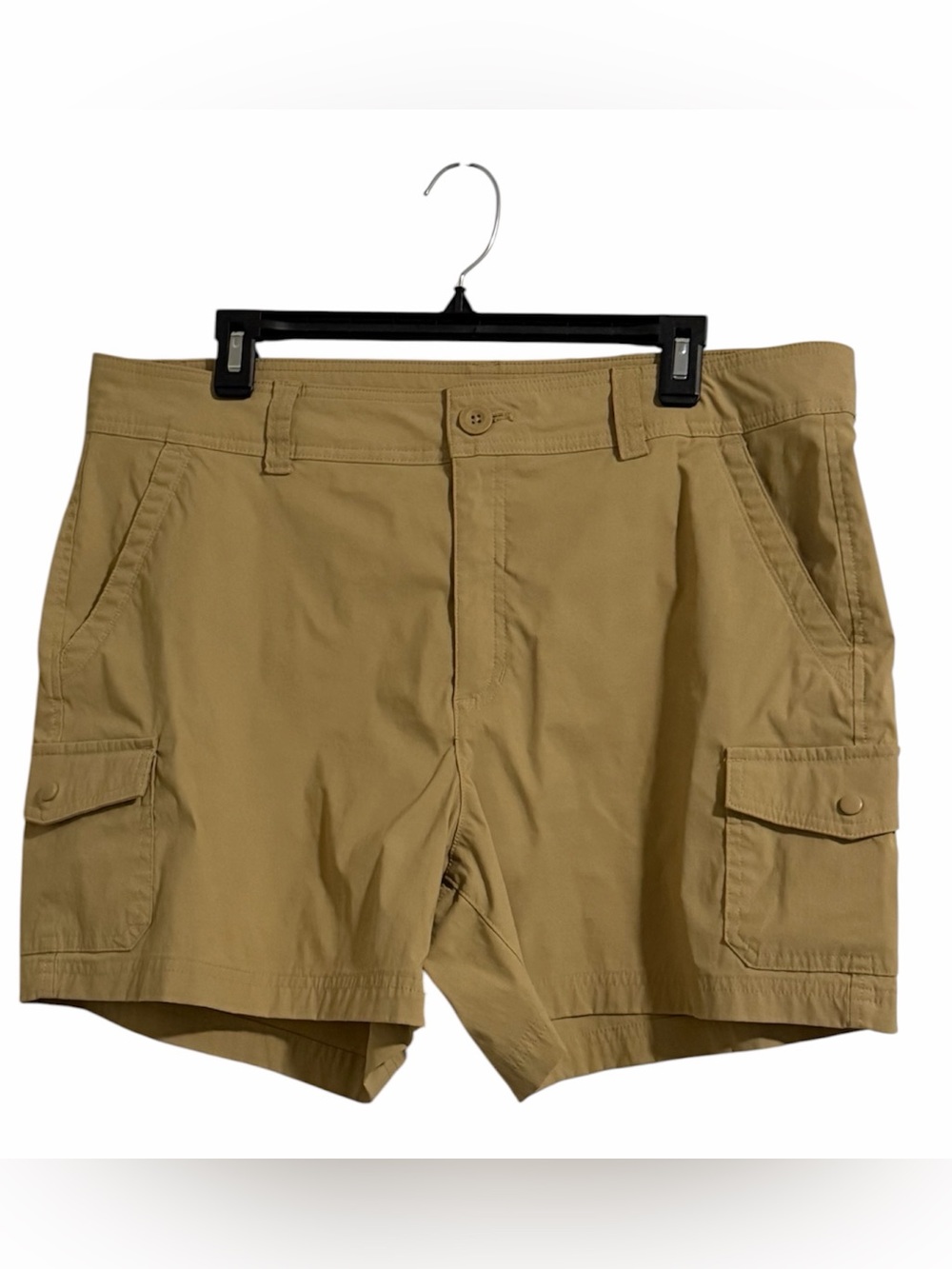 Eddie Bauer Tan Cargo Shorts with Flap Pockets -16